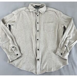 GIASONE Beige Long Sleeves Shirt Button Down Sz Large Men's‎